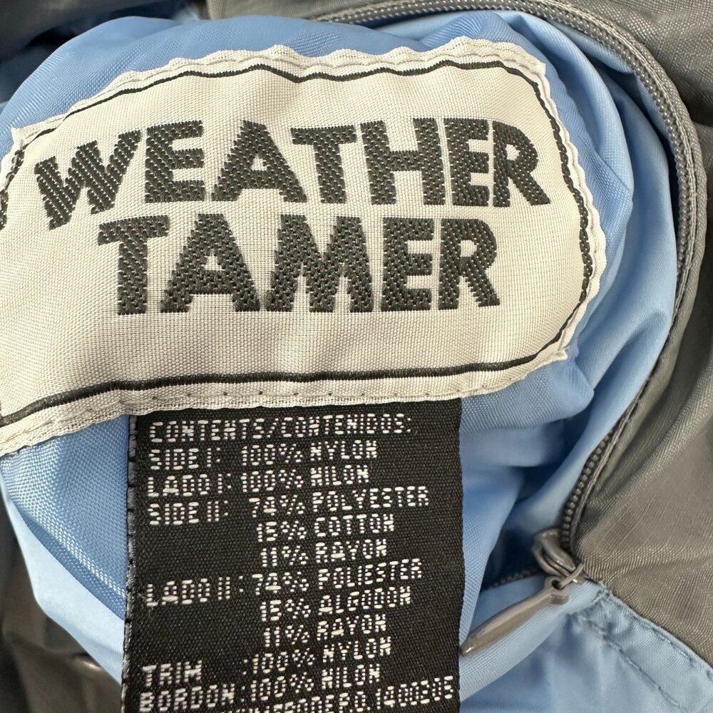 Weather Tamer Womens Reversible Jacket With Hood XL/XG Nylon Polyester - Picture 3 of 10